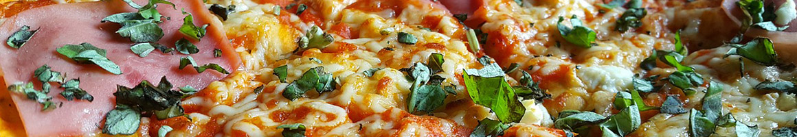 Eating Pizza at IL FORNO PIZZERIA restaurant in Staten Island, NY.
